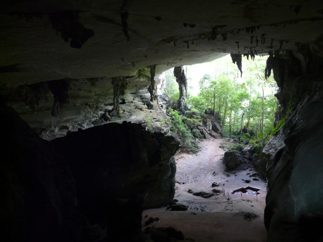 archaeological dig in Niah Painted Cave